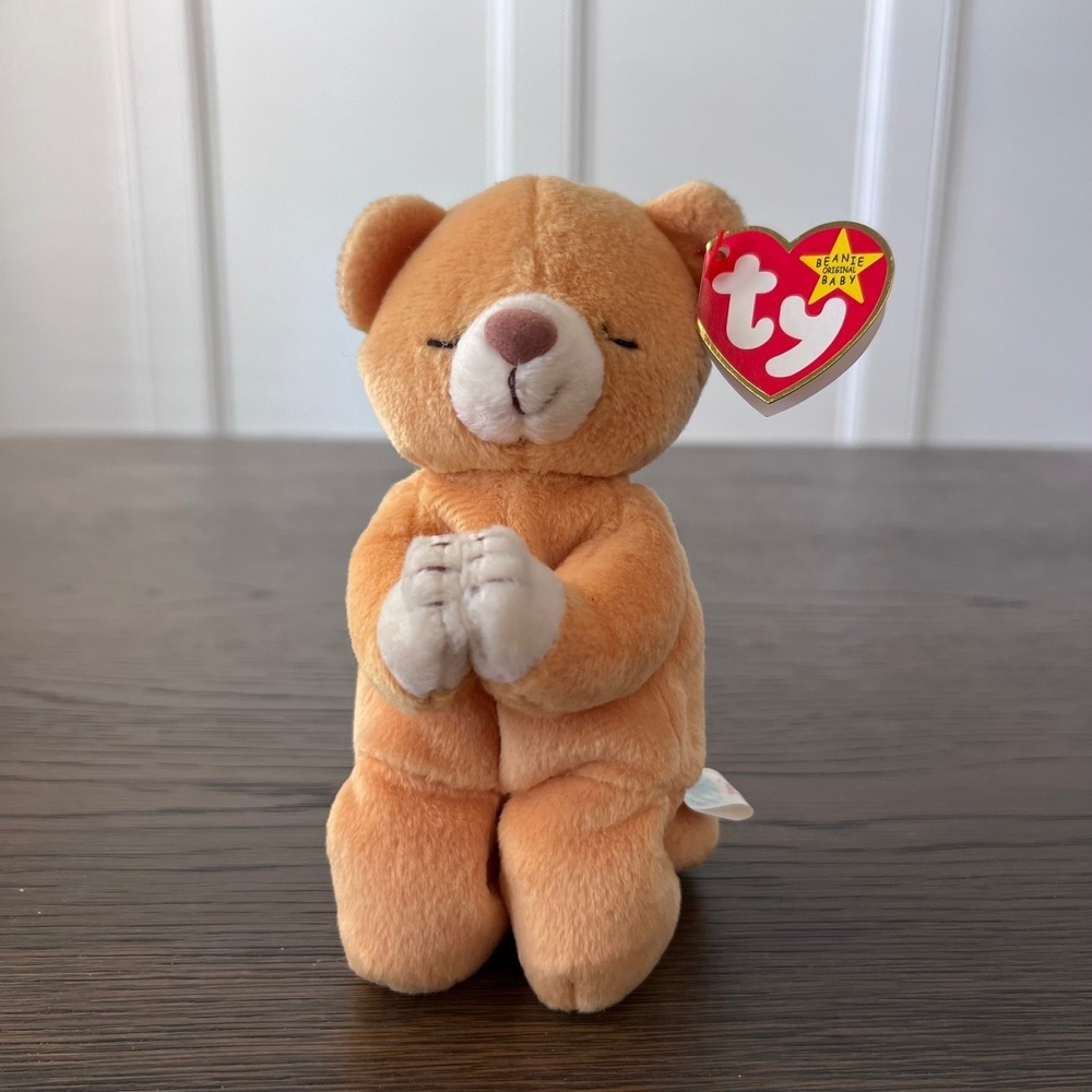 TY Beanie Baby Hope The Bear Praying Plush Toy March 23 1998‎